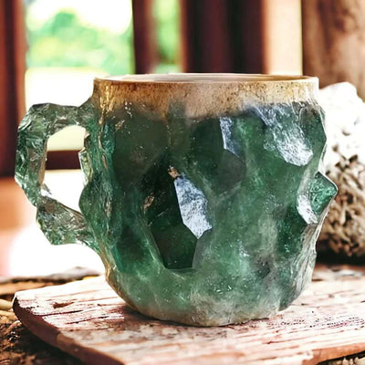 CrystalMug - Mineral Krystal Kaffe Kopper