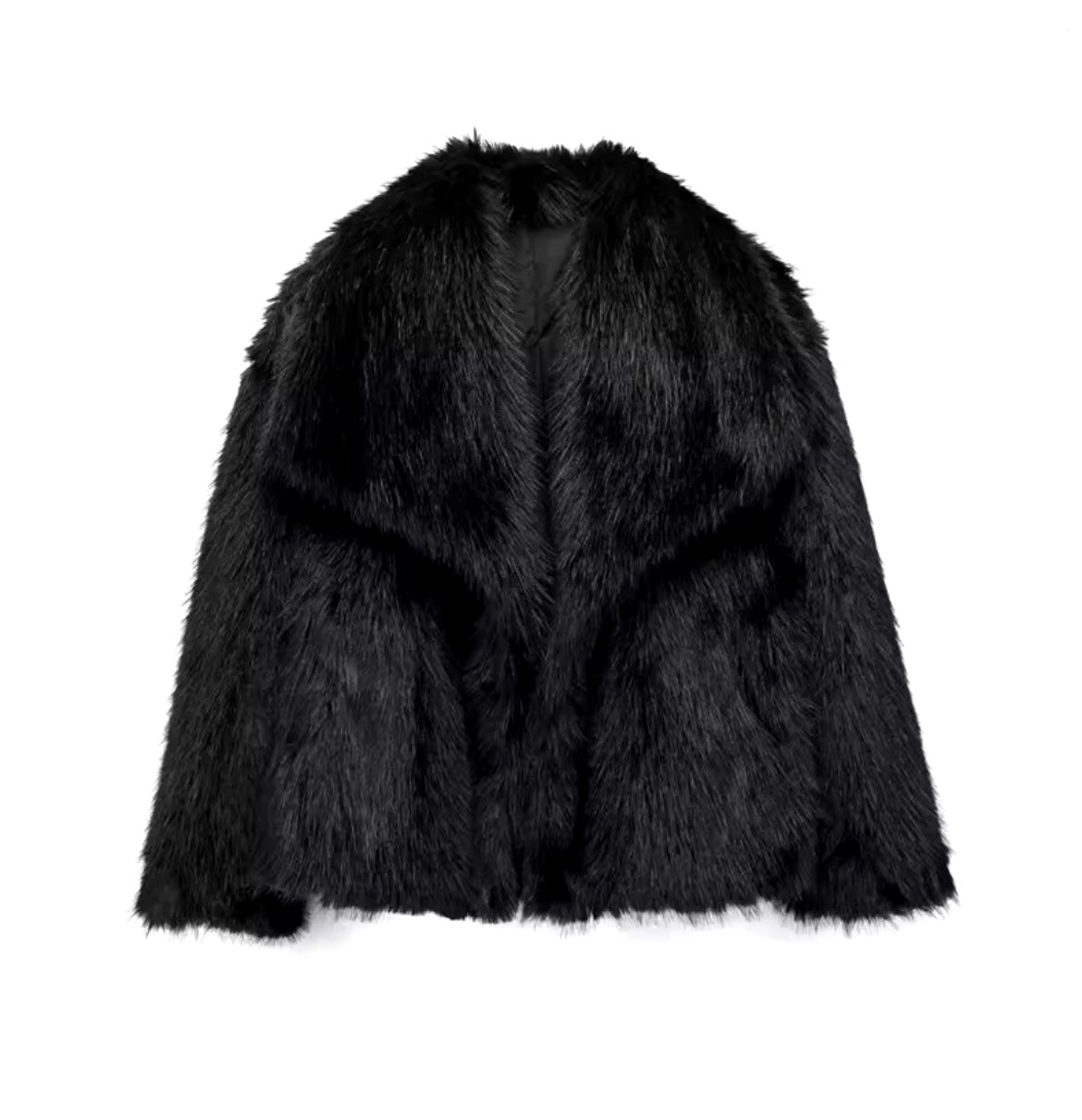 FIORA - Pufferjakke med Pelslook