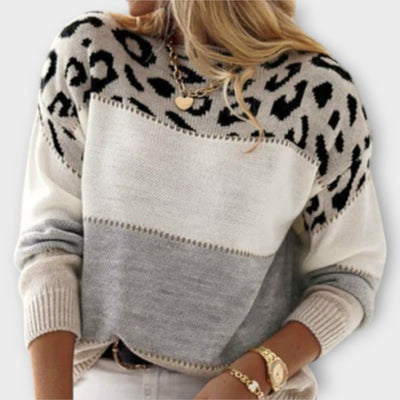 Cheyenne - Lækker trøje med leoparddesign