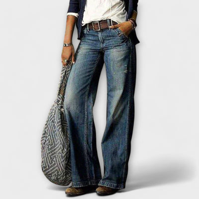 Cess - Denim-bukser med vidde ben