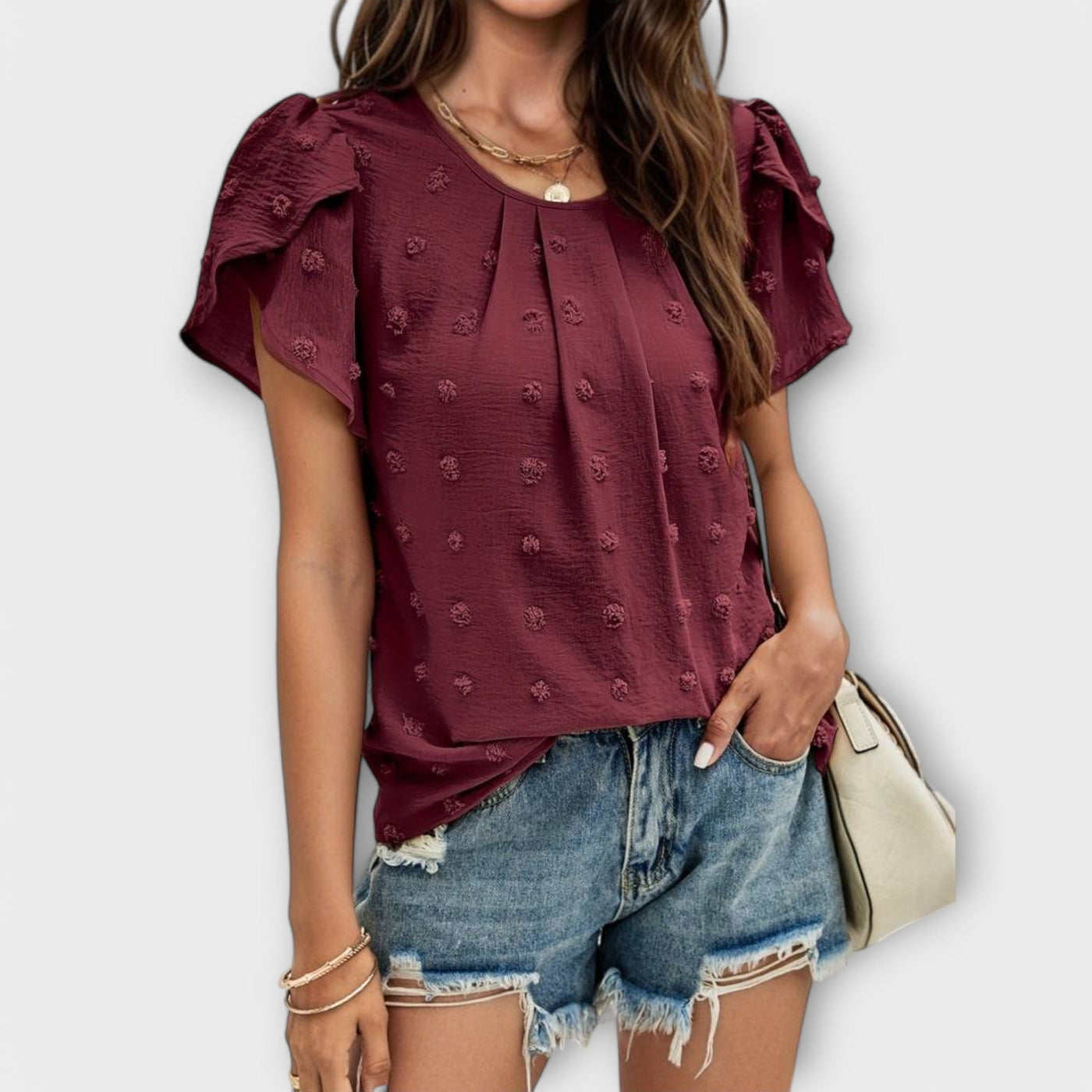 Charlotte - Den perfekte polka-dot bluse