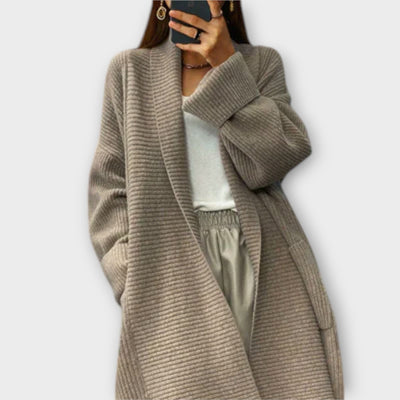 Euphemia - Lang Strikcardigan