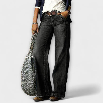 Cess - Denim-bukser med vidde ben