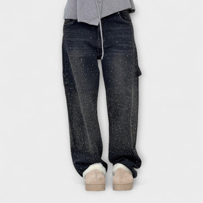 Fable - Shine Denim Jeans i Balloon Carpenter Stil