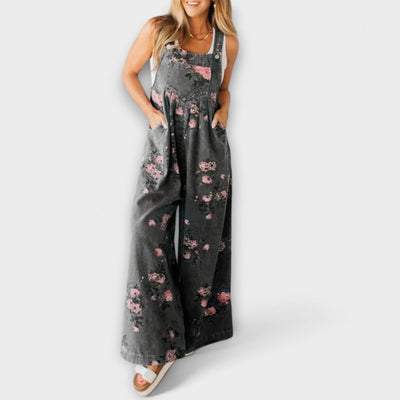 Mirona - Afslappet Pasform Denim Overalls