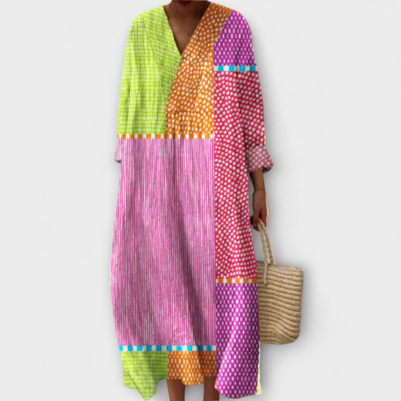 Mai - Stilfuldt Geometrisk Kjole