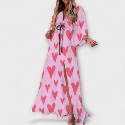 Isla - Stilfuld Farverig Kjole