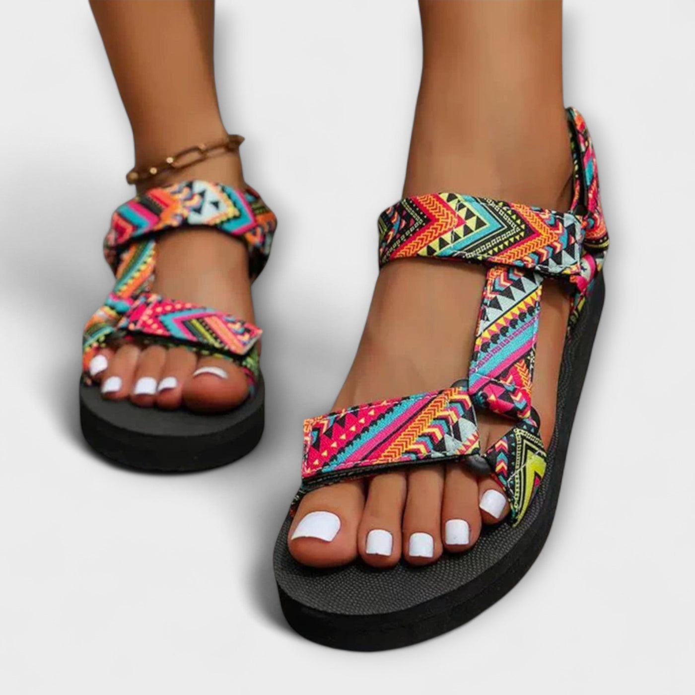 Sommerlige Flade Dame Sandaler lavet af Hampesejl