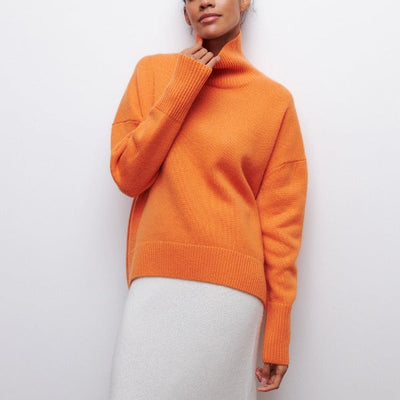 Katrielle - hyggelig rullekrave sweater
