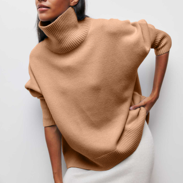 Katrielle - hyggelig rullekrave sweater
