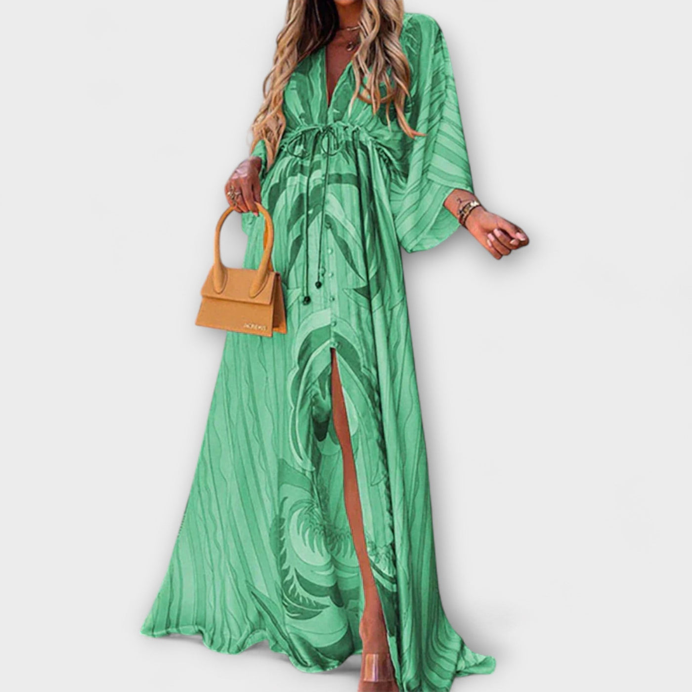 Isla - Stilfuld Farverigt Kjole