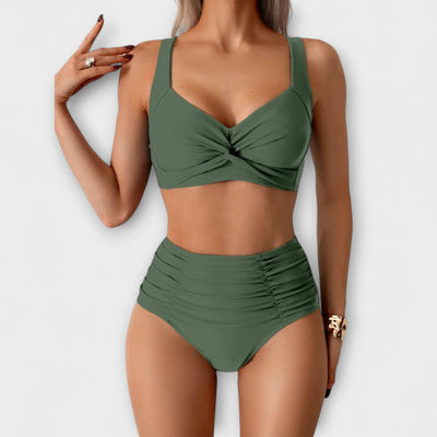 Zoe - Rynket Bandeau Badedragt