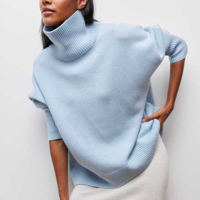 Katrielle - hyggelig rullekrave sweater