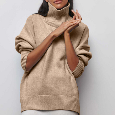 Katrielle - hyggelig rullekrave sweater