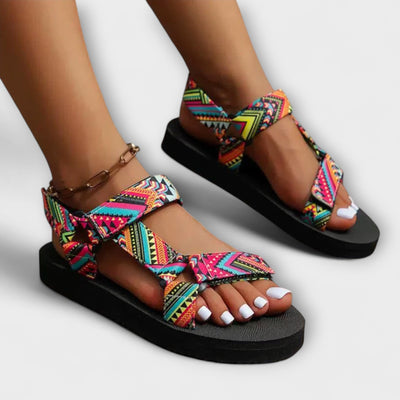 Sommerlige Flade Dame Sandaler lavet af Hampesejl