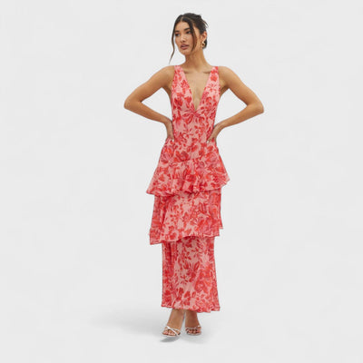 Faye - Fiore Turno Midi Kjole