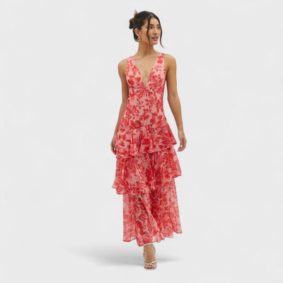Faye - Fiore Turno Midi Kjole