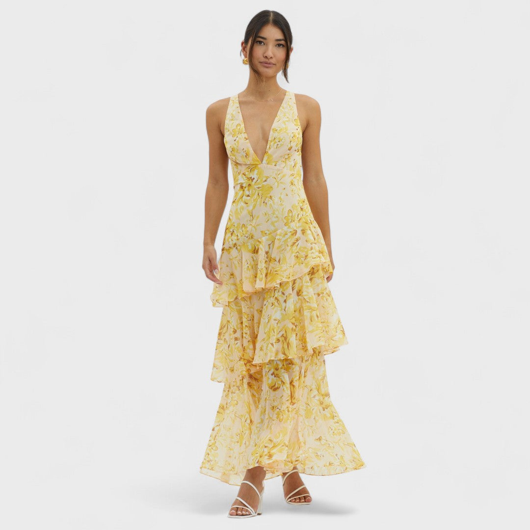 Faye - Fiore Turno Midi Kjole