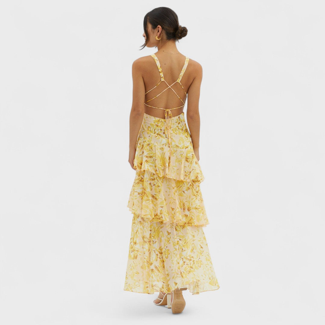 Faye - Fiore Turno Midi Kjole