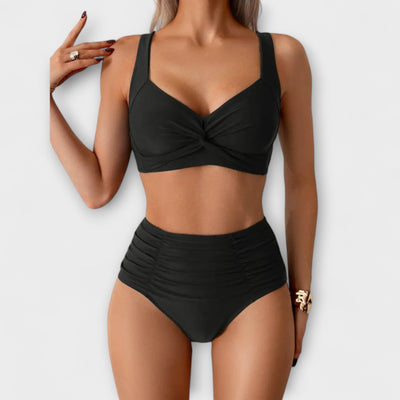 Zoe - Rynket Bandeau Badedragt
