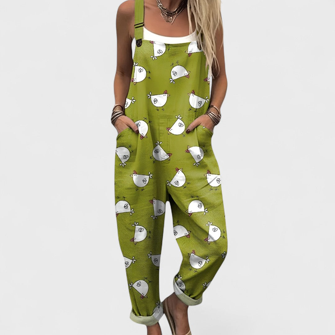Anja - Komfortabel og elegant jumpsuit med blød pasform