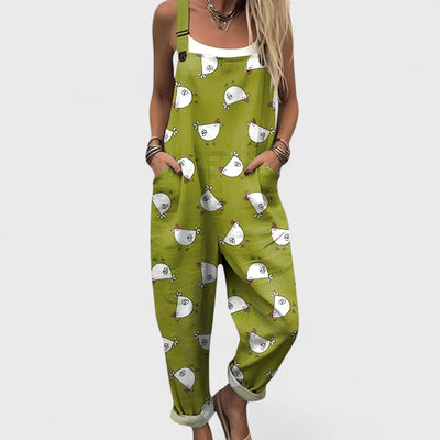 Anja - Komfortabel og elegant jumpsuit med blød pasform