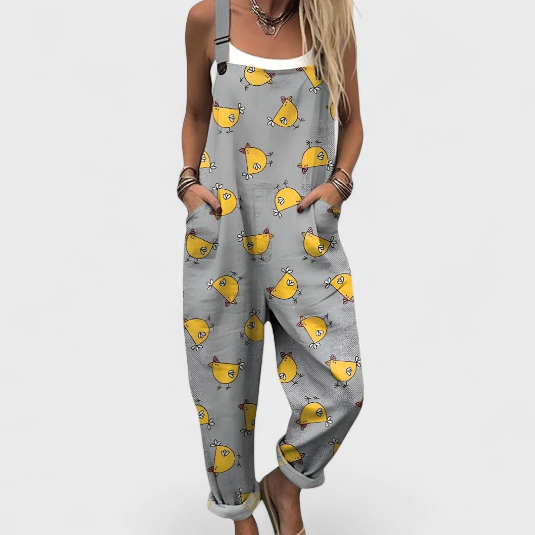 Anja - Komfortabel og elegant jumpsuit med blød pasform