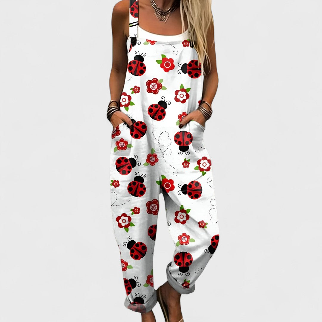 Anja - Komfortabel og elegant jumpsuit med blød pasform