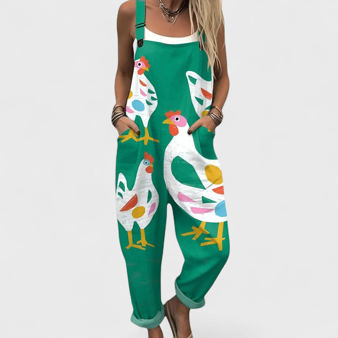 Anja - Komfortabel og elegant jumpsuit med blød pasform