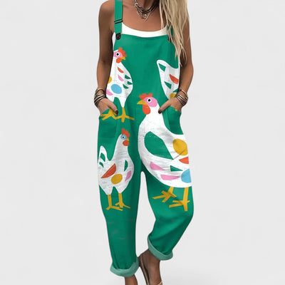 Anja - Komfortabel og elegant jumpsuit med blød pasform