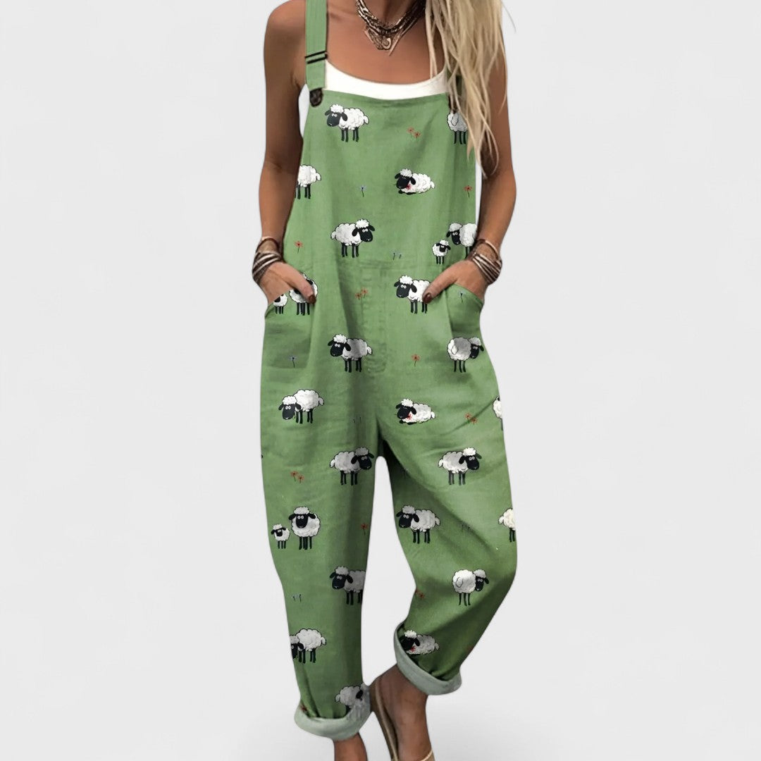 Anja - Komfortabel og elegant jumpsuit med blød pasform