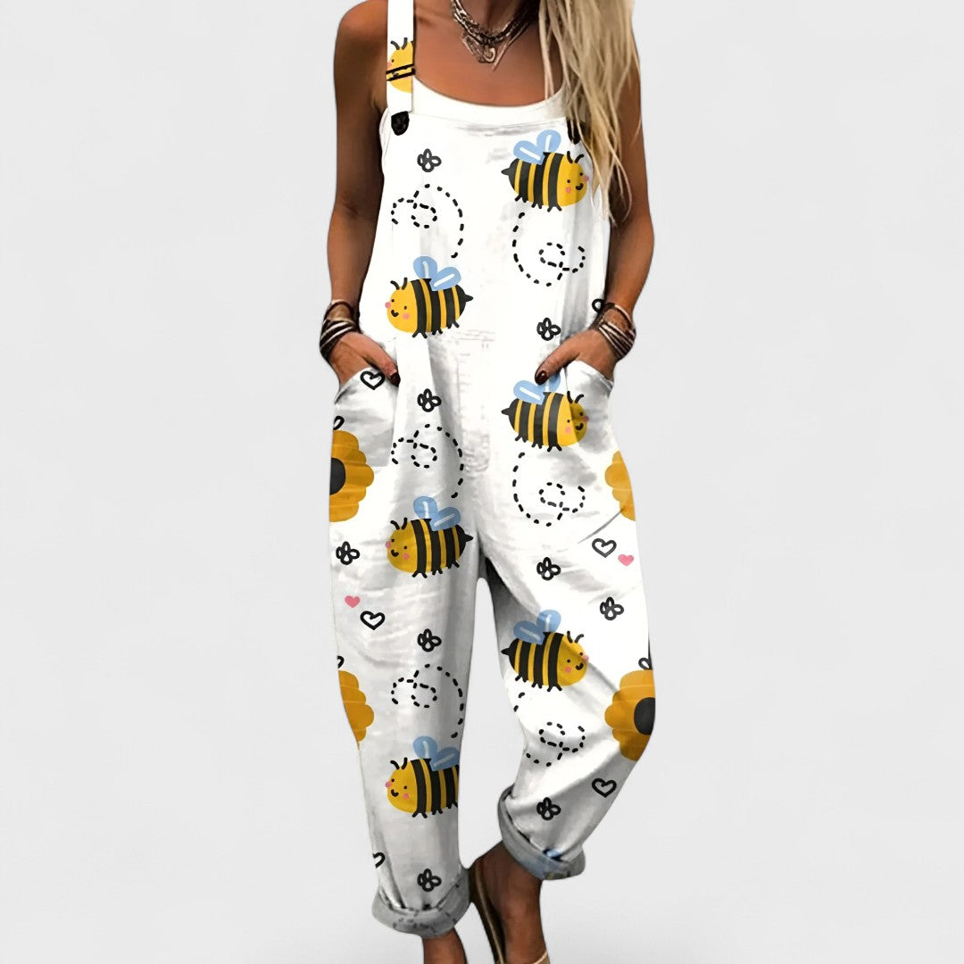 Anja - Komfortabel og elegant jumpsuit med blød pasform