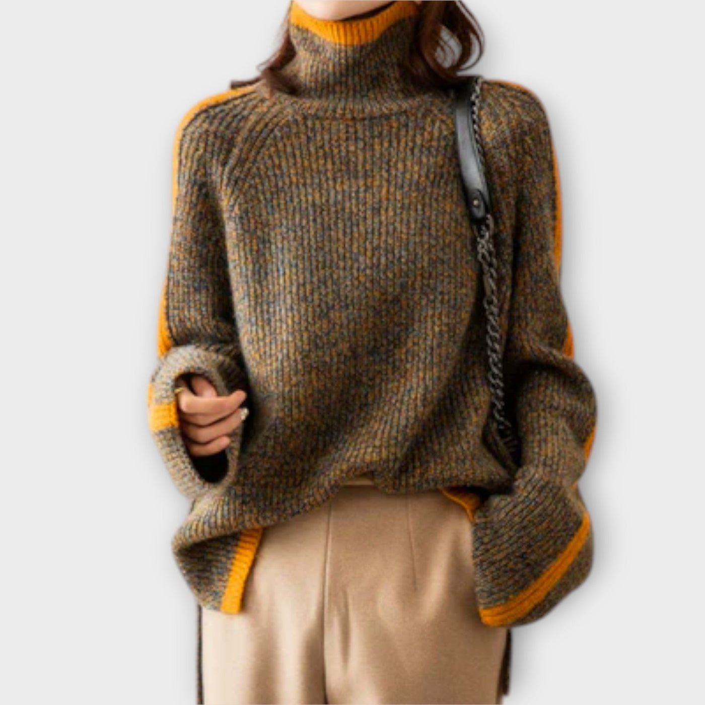 Breseis - Vintage Rullekrave Sweater