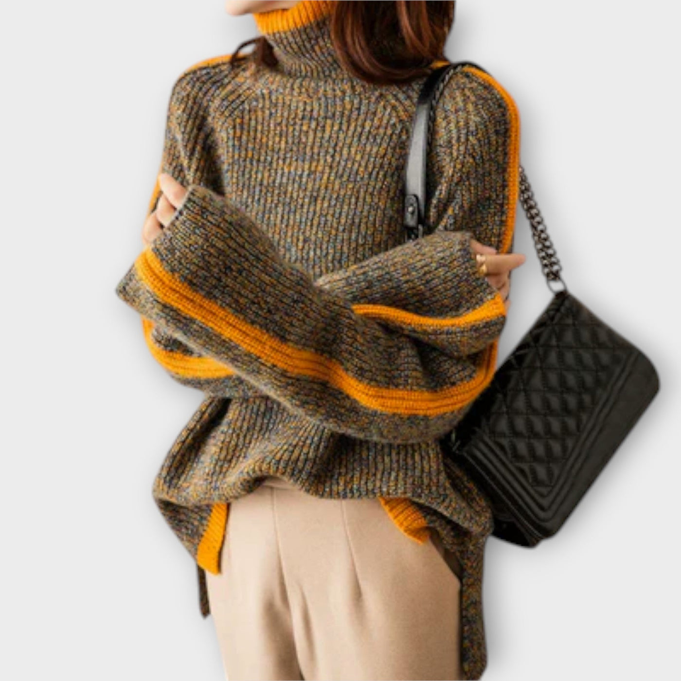 Breseis - Vintage Rullekrave Sweater