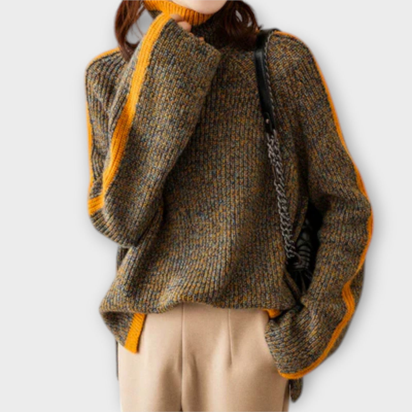 Breseis - Vintage Rullekrave Sweater