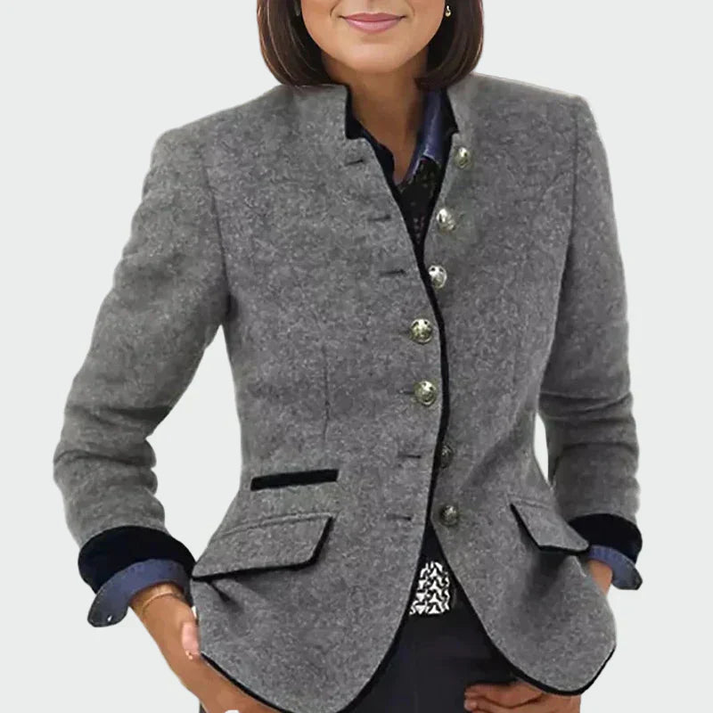 Mara - elegant kort jakke med lommer