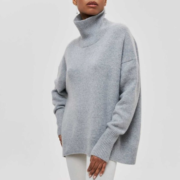 Katrielle - hyggelig rullekrave sweater