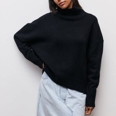 Katrielle - hyggelig rullekrave sweater