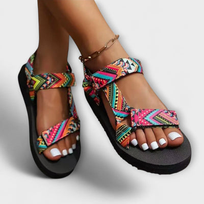 Sommerlige Flade Dame Sandaler lavet af Hampesejl