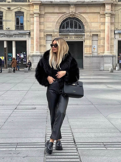 Jenna Kunstpels Frakke