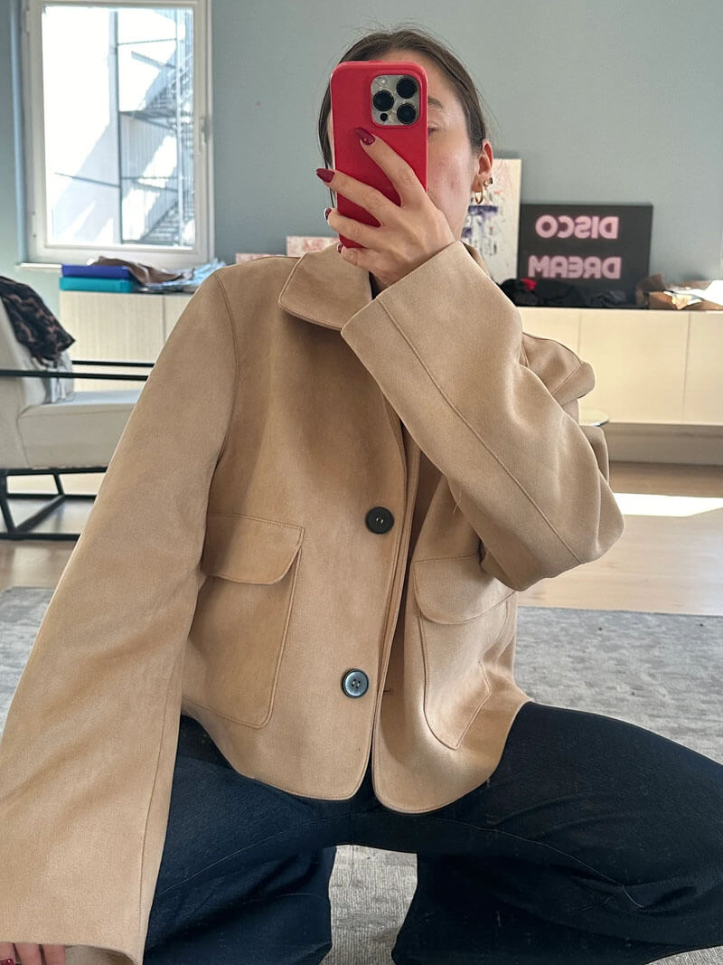 Marissa Jakke i Faux Suede