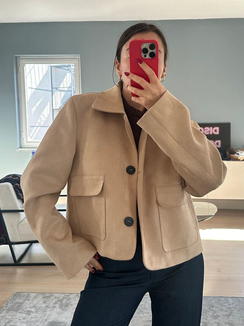 Marissa Jakke i Faux Suede