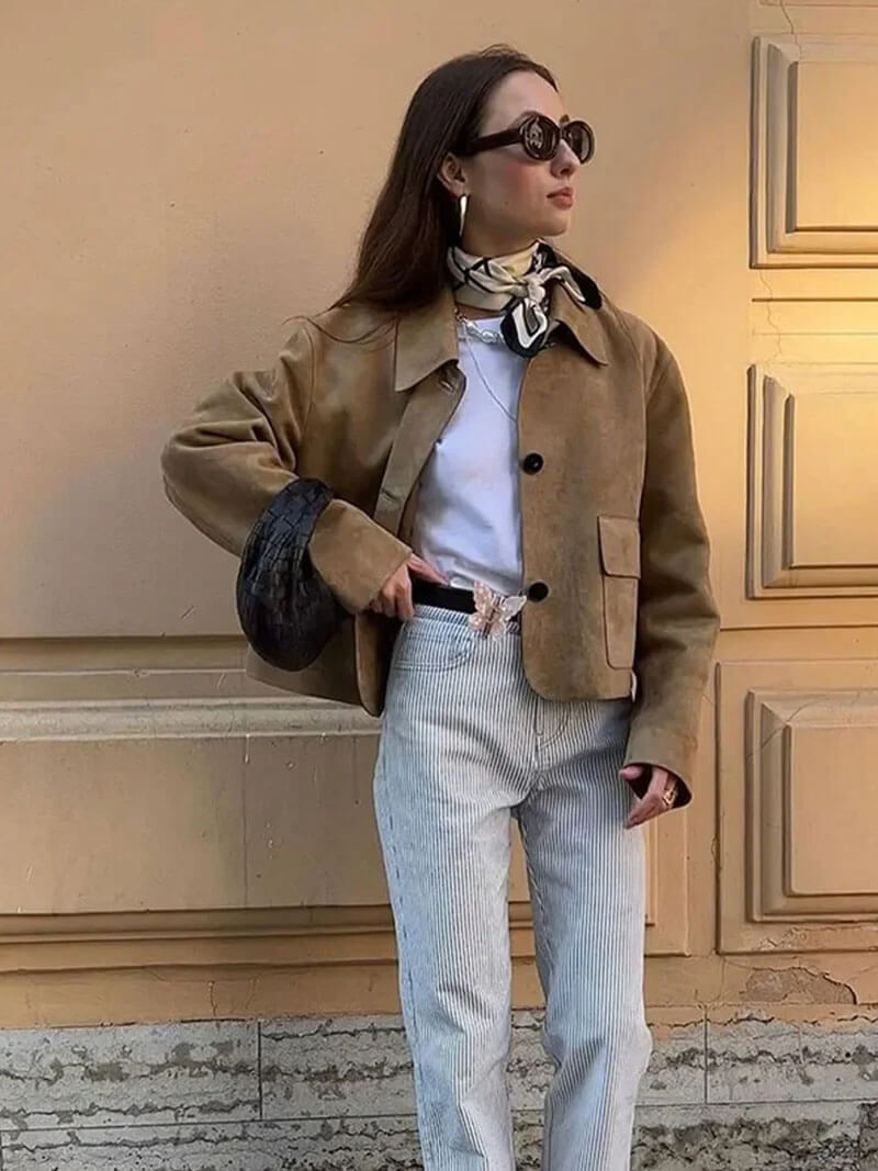 Marissa Jakke i Faux Suede