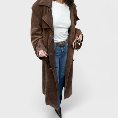 Veronika - Elegant trenchcoat med høj krave