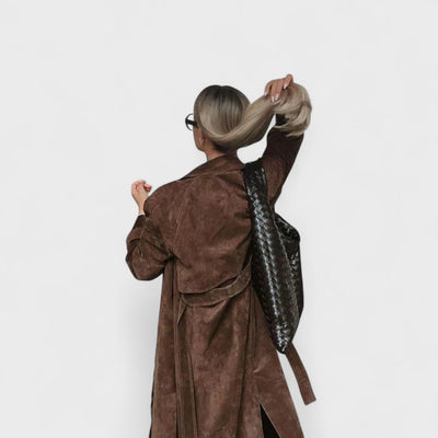 Veronika - Elegant trenchcoat med høj krave