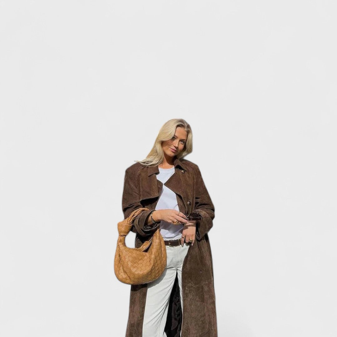 Veronika - Elegant trenchcoat med høj krave
