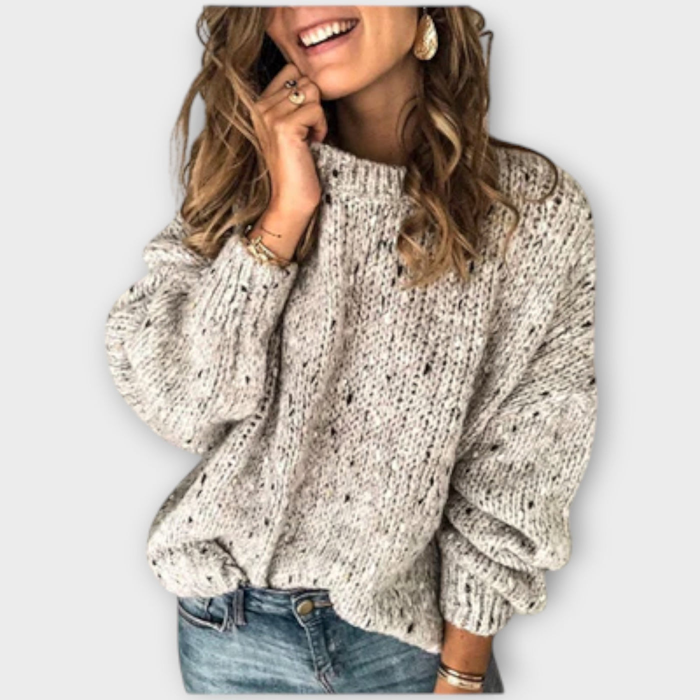 Eileen - Hyggelig Retro Strikpullover