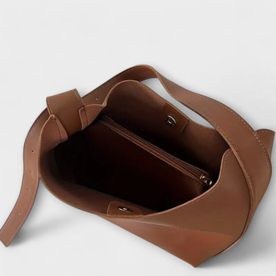 Lora. – Elegant læder skuldertaske