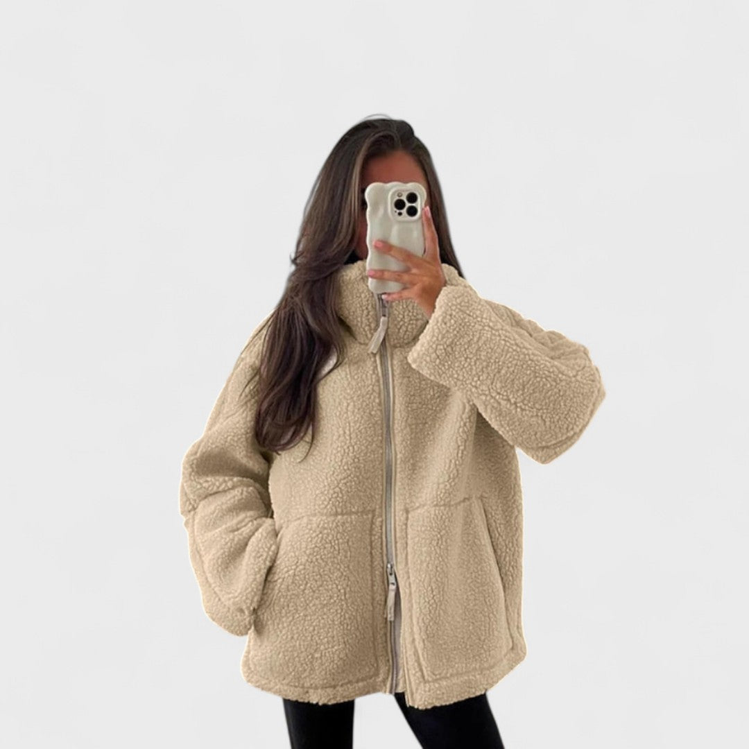 Kaja - Morbido teddy frakke