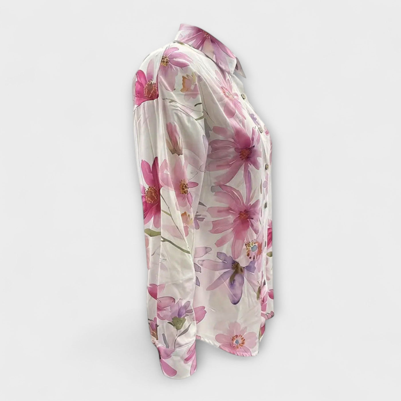 Gaida - Luftig blomsterbluse til sommeren